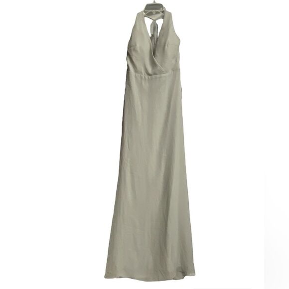 Birdy Grey Moni Convertible Maxi Dress Size M Dove Grey Bridesmaid Gown Fairy - Picture 6 of 13